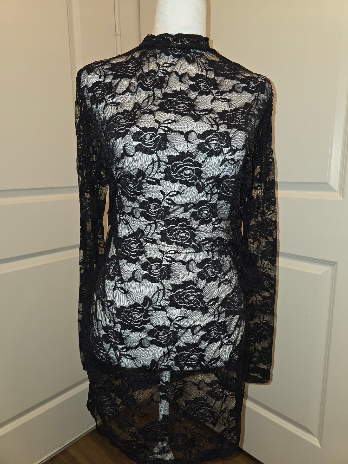 Black Mesh long sleeve