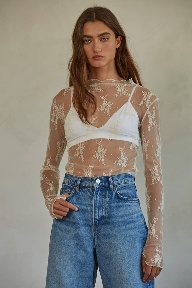 Little sexy lace top