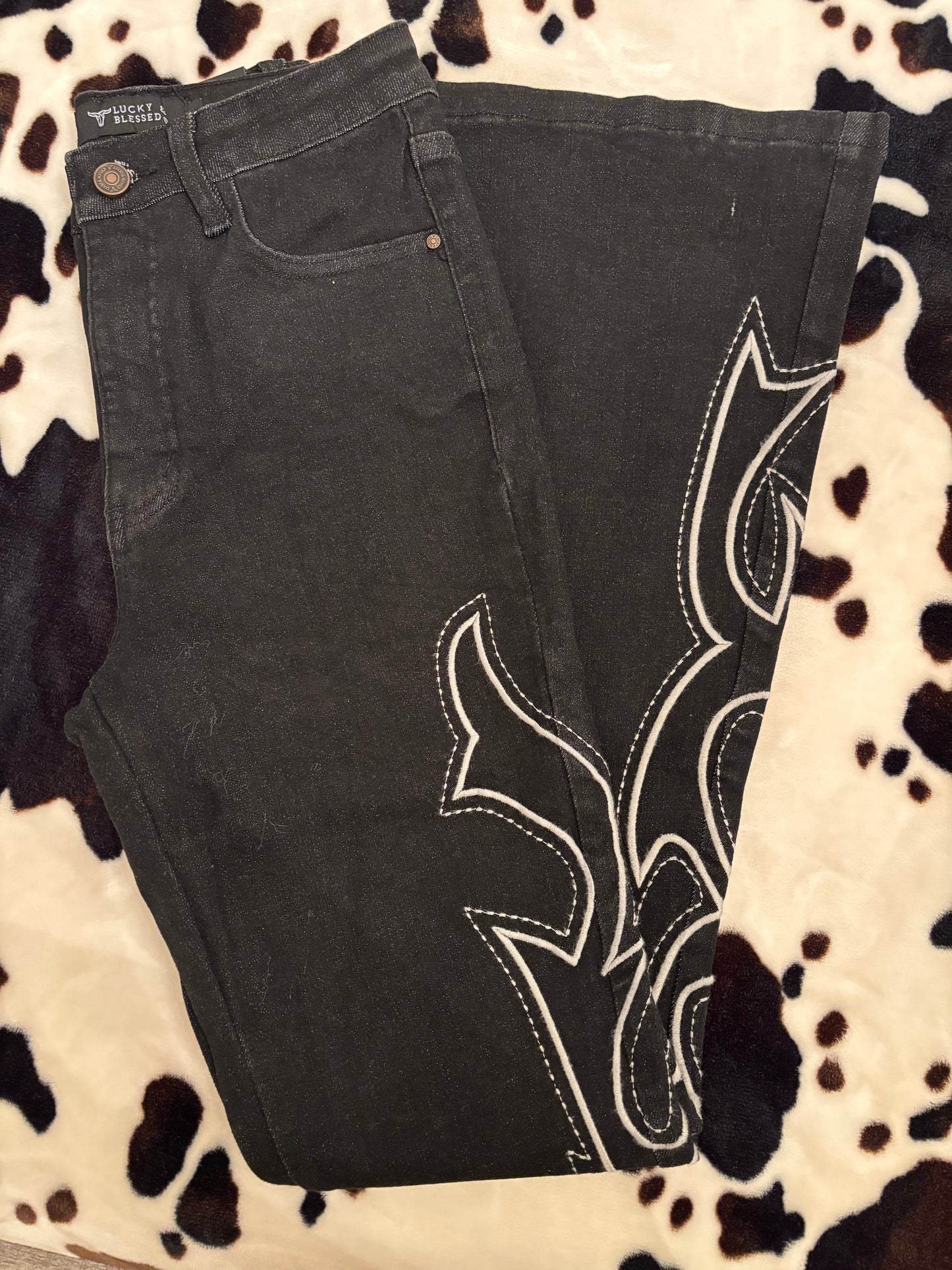 Boot Lace Black Jean